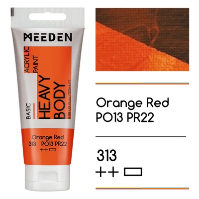 Akrylová barva Meeden 100ml – 313 Orange Red