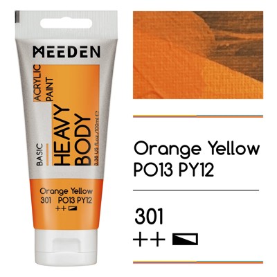 Akrylová barva Meeden 100ml – 301 Orange Yellow