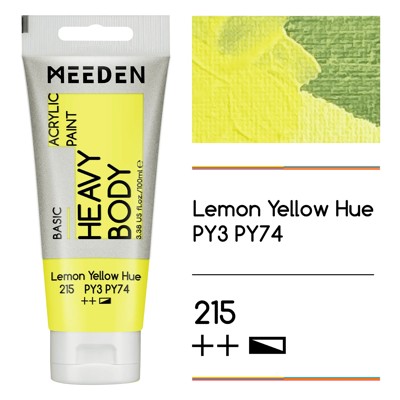 Akrylová barva Meeden 100ml – 215 Lemon Yellow Hue