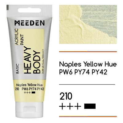 Akrylová barva Meeden 100ml – 210 Naples Yellow Hue