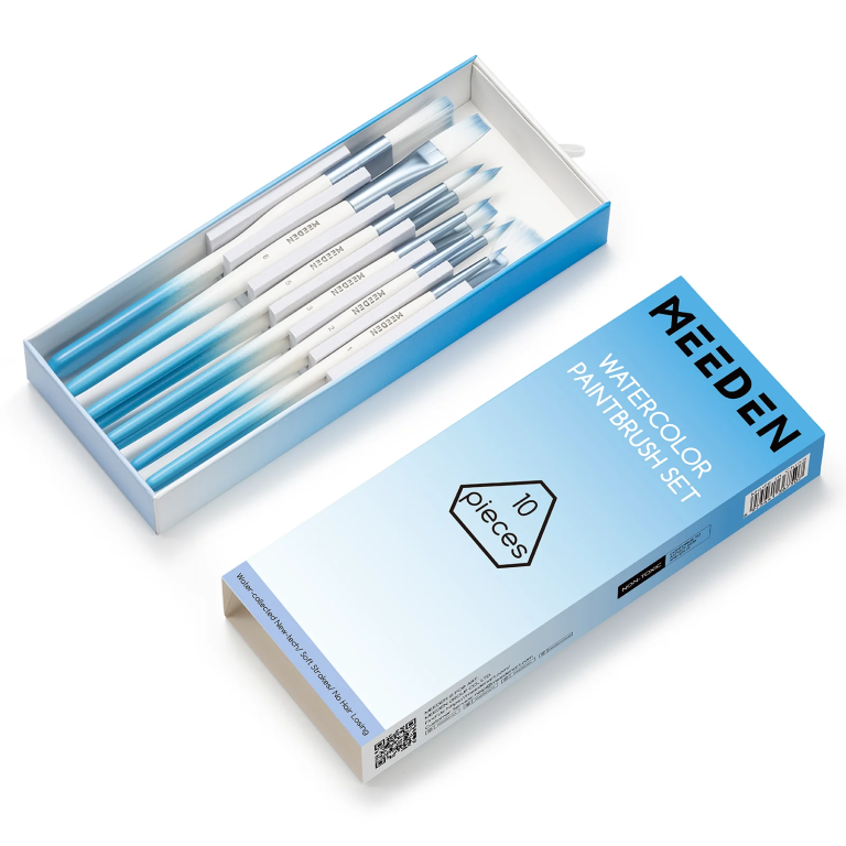 Sada akvarelových štětců Meeden 10ks