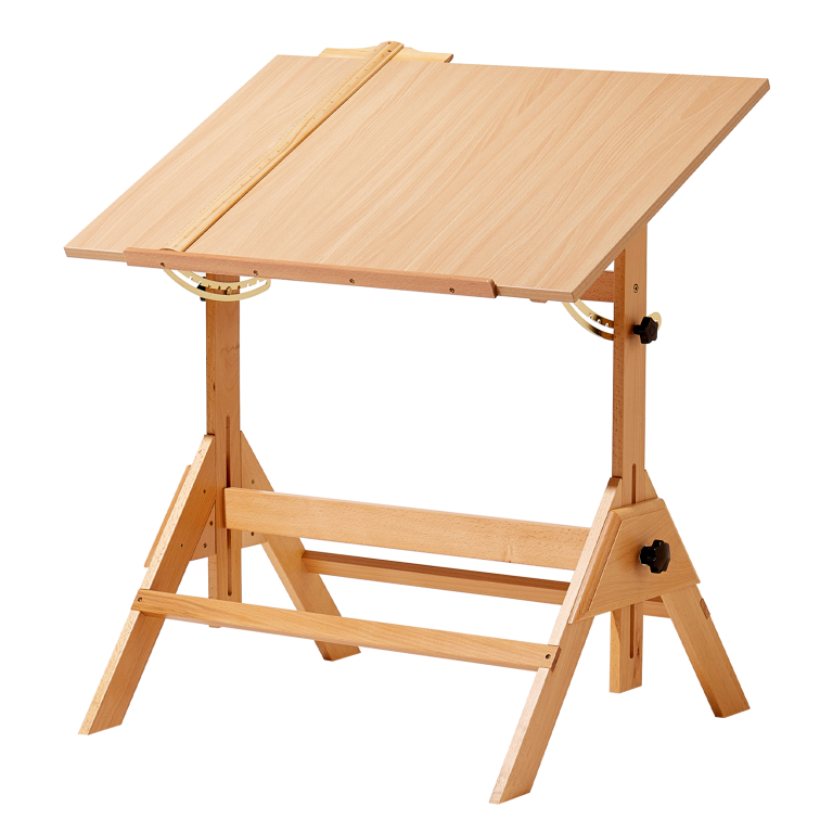 Dřevěný umělecký pracovní stůl Meeden 6061