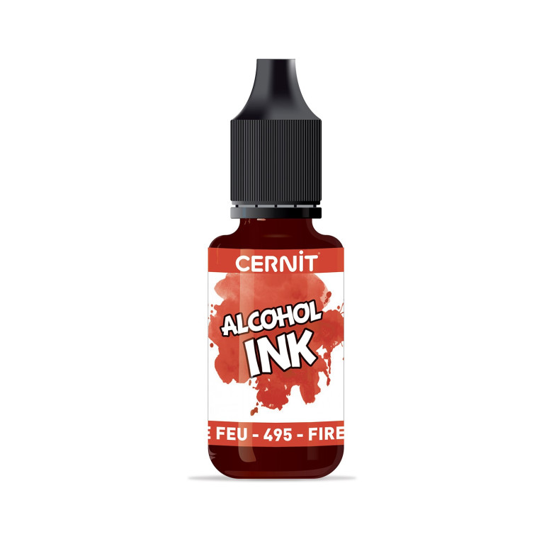 Inkoust Cernit na alkoholové bázi 20ml – 495 fire red