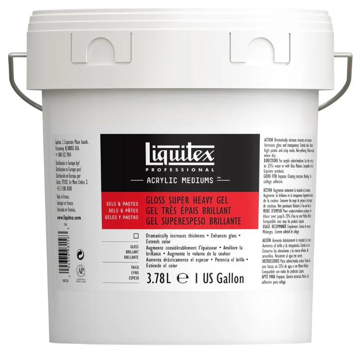 Lesklý super heavy gel Liquitex professional 3,78 l