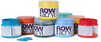 Sada akrylových barev Renesans Flow 10x50ml