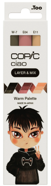 Copic Ciao sada 3ks Warm Palette
