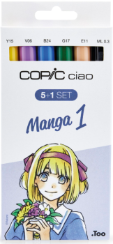 Copic Ciao sada 5+1 Manga 1