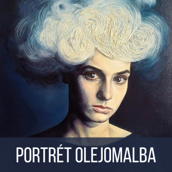B. Křemenová: Portrét olej 31.5.-1.6.25 Praha