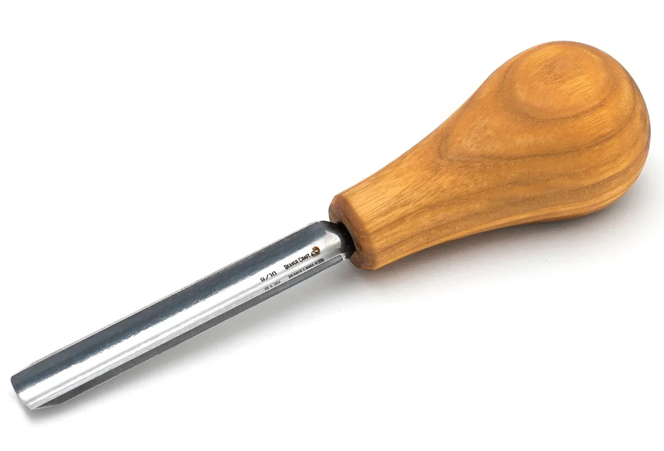Řezbářské rydlo Palm-size straight rounded chisel P9/10 BeaverCraft