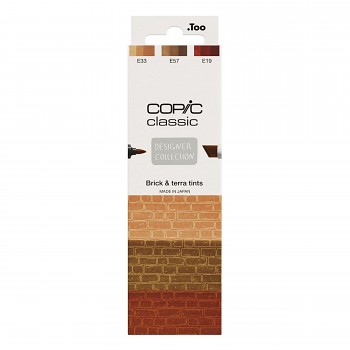 Sada markerů Copic Classic 3ks Brick & terra tints