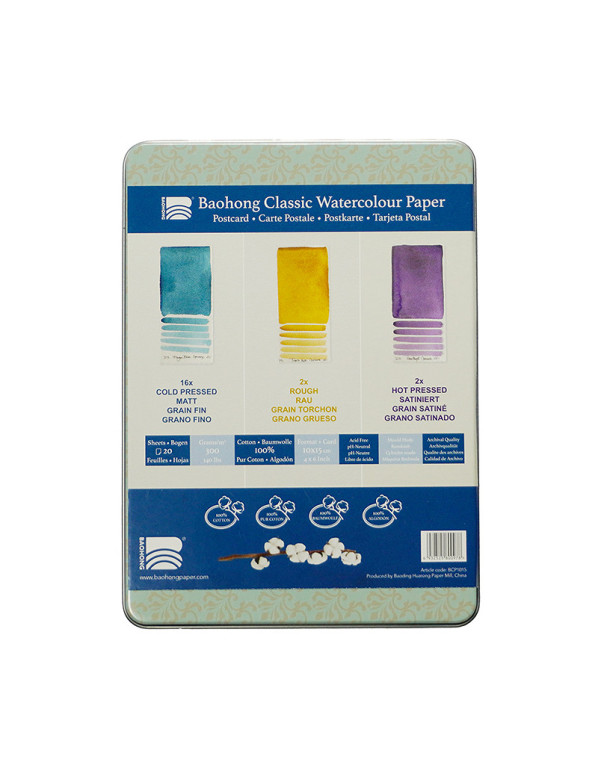 Baohong - Classic Postcards 100x150mm – mix