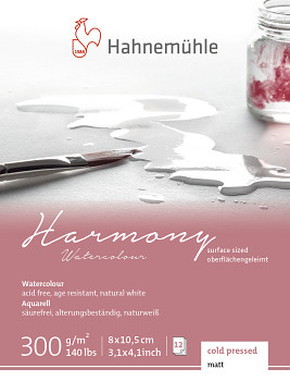 Akvarelový blok HHM Harmony 8x10,5cm 300g CP