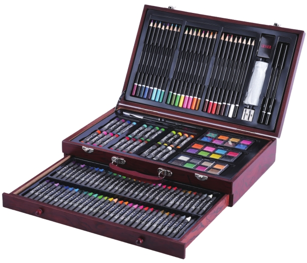 Výtvarný školní kufřík Aureuo 140ks
