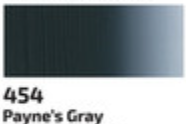 Akrylová barva Rosa 75ml – 454 Payne’s gray