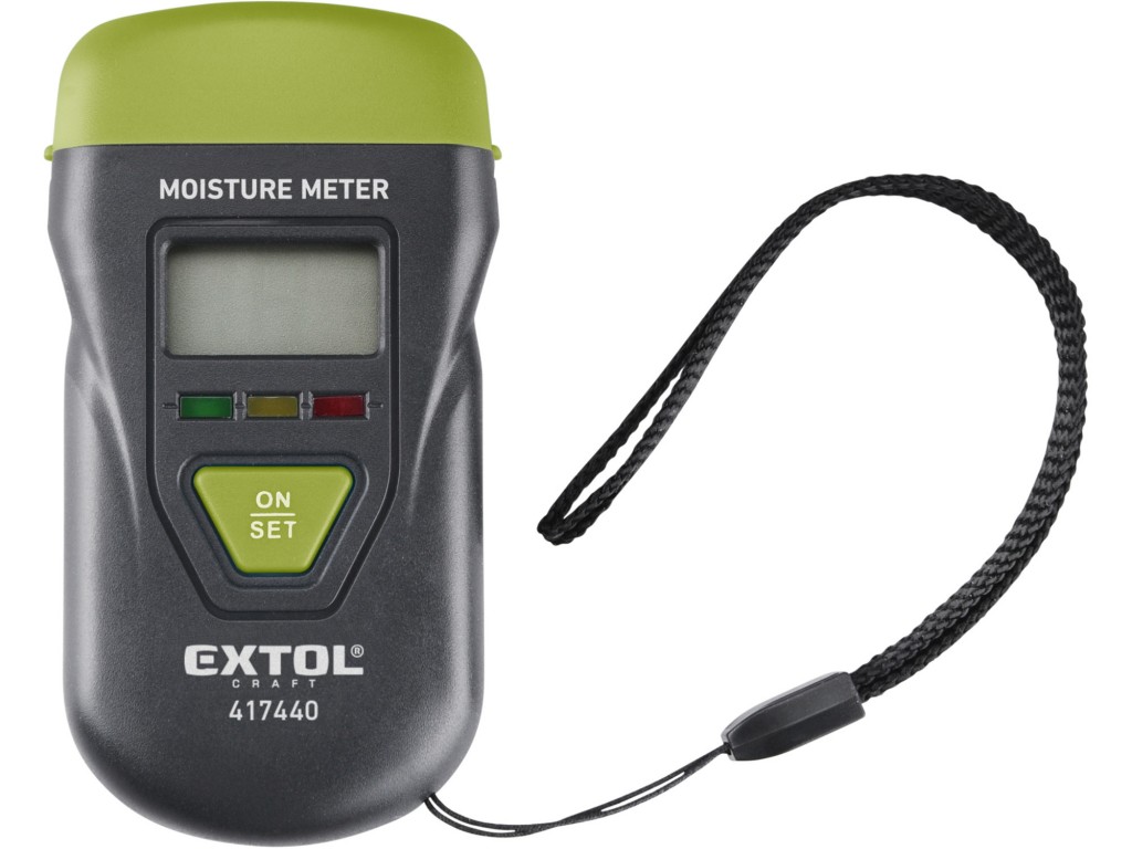 Vlhkoměr Extol pro měření vlhkosti
