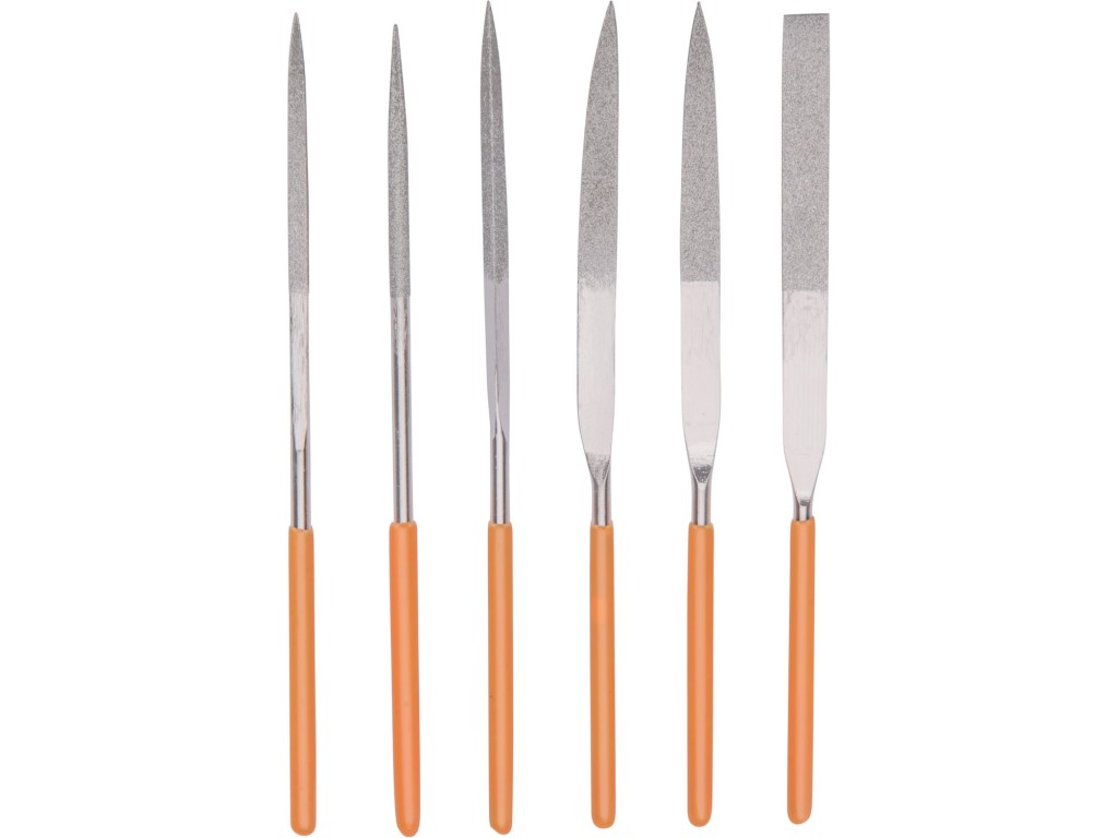 Sada pilníků diamantových jehlových Extol 6ks