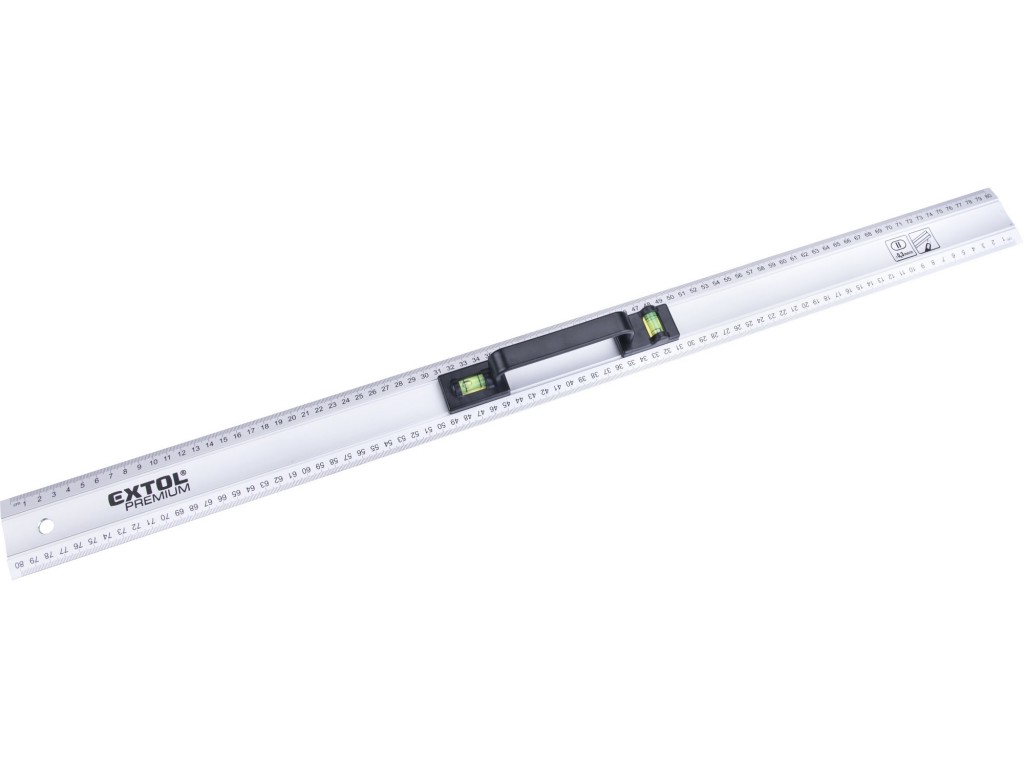 Pravítko hliníkové s plastovou rukojetí 800mm