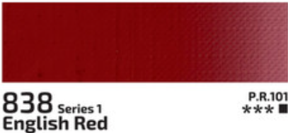 Kvašová barva Rosa 20ml – 838 English Red