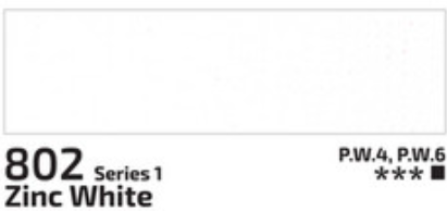 Kvašová barva Rosa 20ml – 802 Zinc White