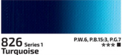 Kvašová barva Rosa 20ml – 826 Turquoise