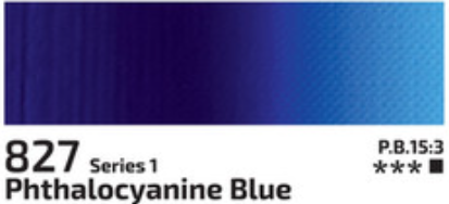 Kvašová barva Rosa 20ml – 827 Phthalocyanine Blue