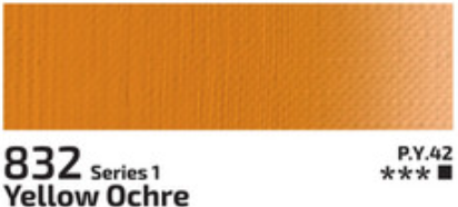 Kvašová barva Rosa 20ml – 832 Yellow Ochre