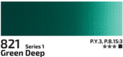 Kvašová barva Rosa 20ml – 821 Green Deep