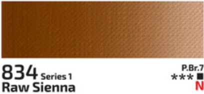 Kvašová barva Rosa 20ml – 834 Raw Siena