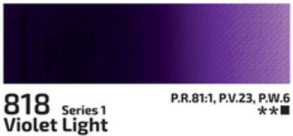 Kvašová barva Rosa 20ml – 818 Violet Light