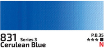 Kvašová barva Rosa 20ml – 831 Cerulean Blue