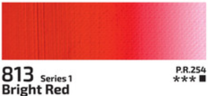 Kvašová barva Rosa 20ml – 813 Bright Red