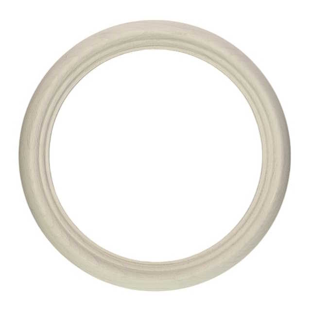 Kulatý rám bílý 14cm