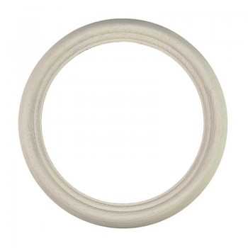 Kulatý rám bílý 11,5cm