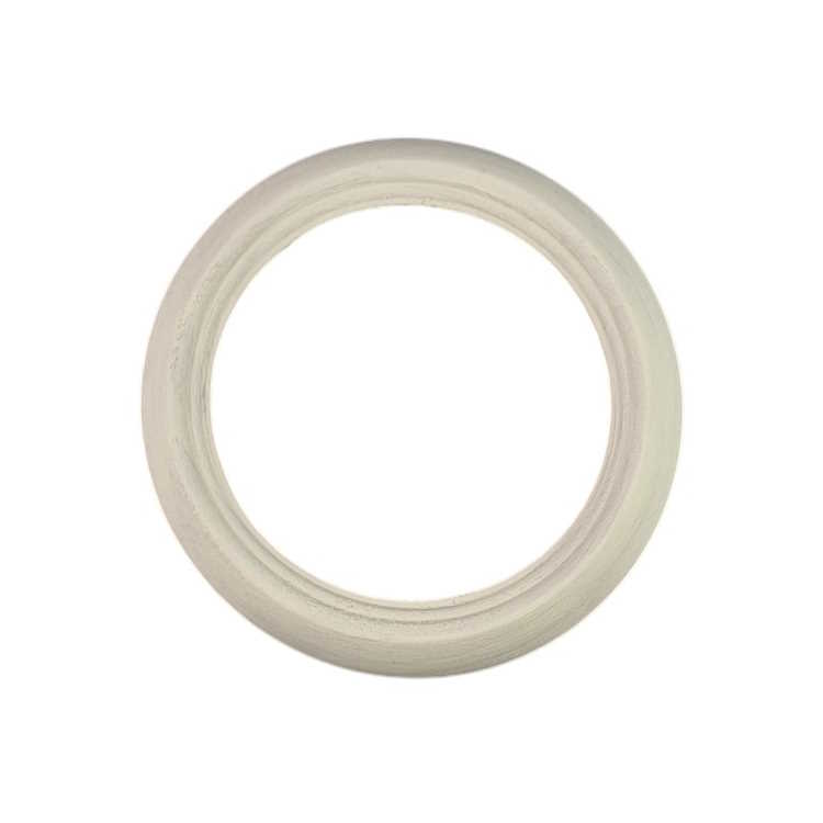 Kulatý rám bílý 7cm