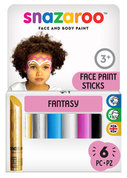 Tužky na obličej 6 barev Snazaroo – Fantasy