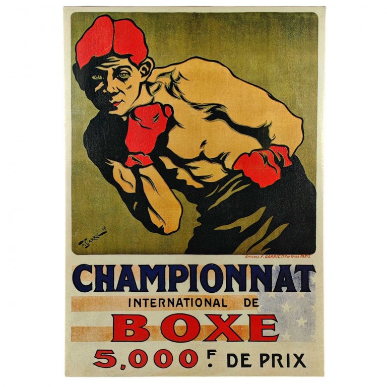 Obraz reprodukce 35x50cm – Championnat de Boxe