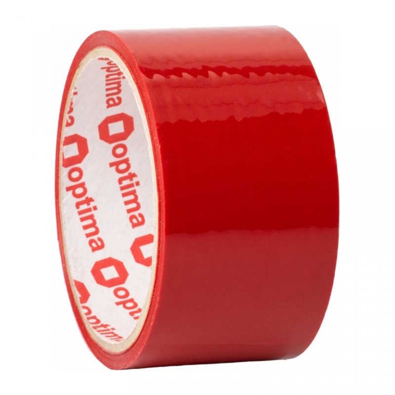 Barevná samolepicí páska červená 48mm x 30m
