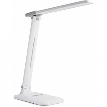 Stolní nastavitelná LED lampa bílá, 600 mAh