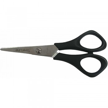 Nůžky ocelové s plastovou rukojetí 125mm