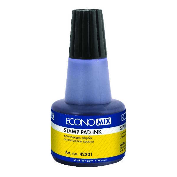 Razítkovací barva, inkoust 30ml černá