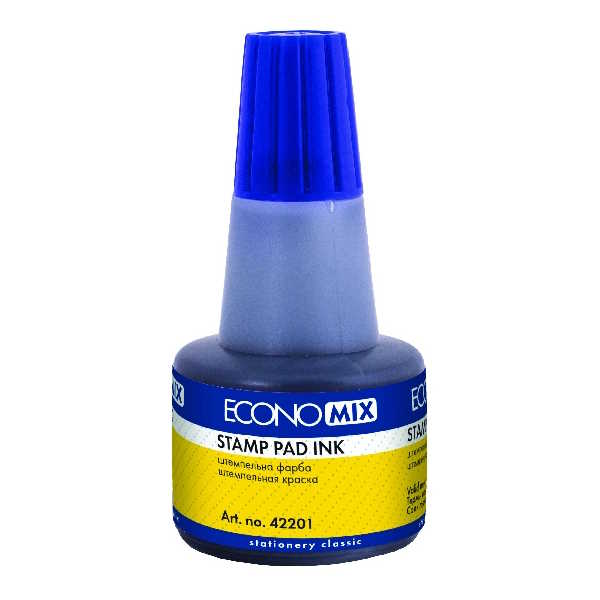 Razítkovací barva, inkoust 30ml modrá