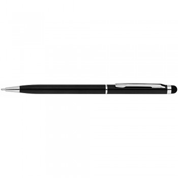 Kuličkové pero STYLUS černé, modrý inkoust