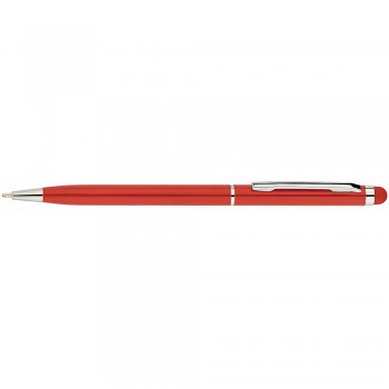 Kuličkové pero STYLUS červené, modrý inkoust