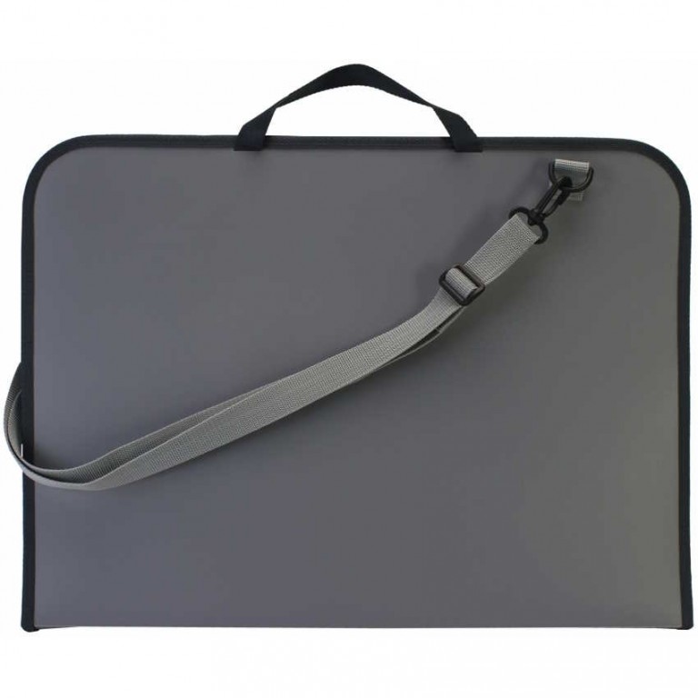 Brašna / pouzdro šedé pro A3, s popruhem