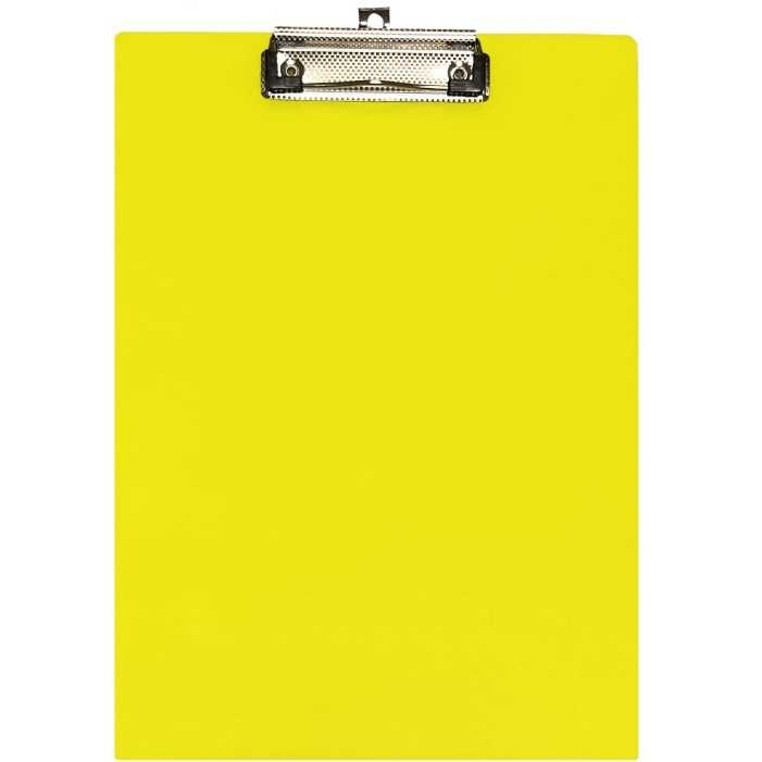 Desky s klipem A4 žluté