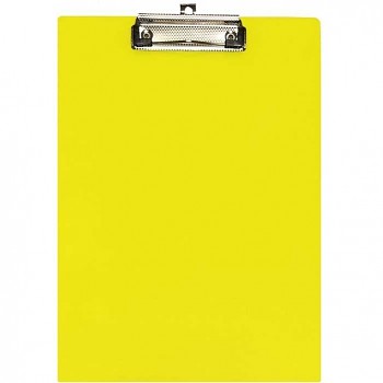 Desky s klipem A4 žluté