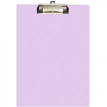 Desky s klipem A4 levandulově fialové