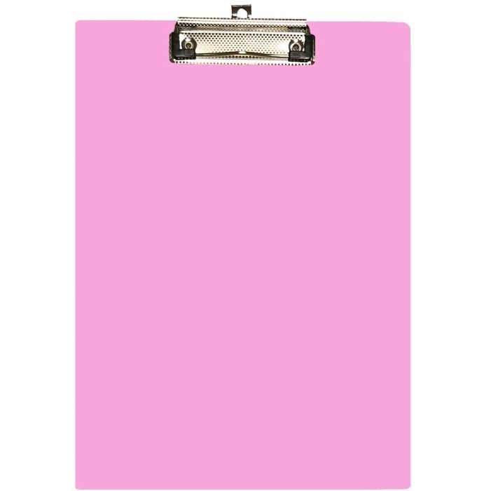 Desky s klipem A4 růžové
