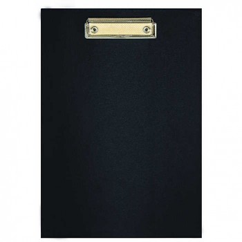 Desky s klipem A4 černé laminované