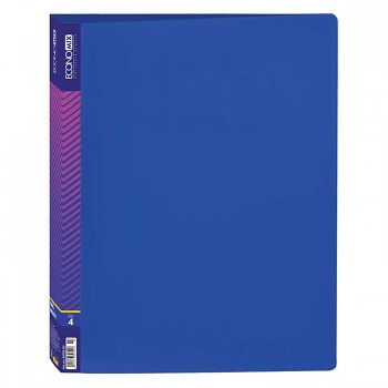 Kroužkový pořadač se 4 kroužky, pro A4 modrý